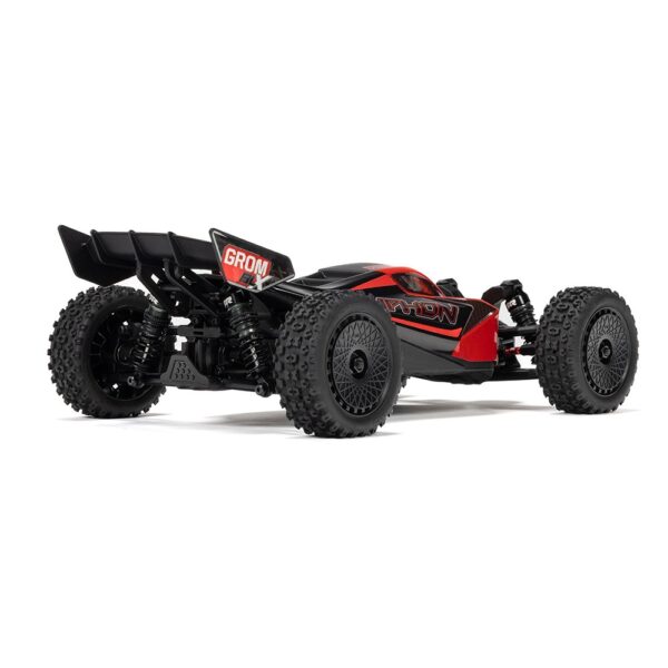 Arrma ARA2306ST1 1/18 TYPHON GROM 223S BLX 4X4 Buggy (with Batt/Charger) Red - Image 4