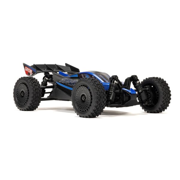 Arrma ARA2306ST2 1/18 TYPHON GROM 223S BLX 4X4 Buggy (with Batt/Charger) Blue - Image 13