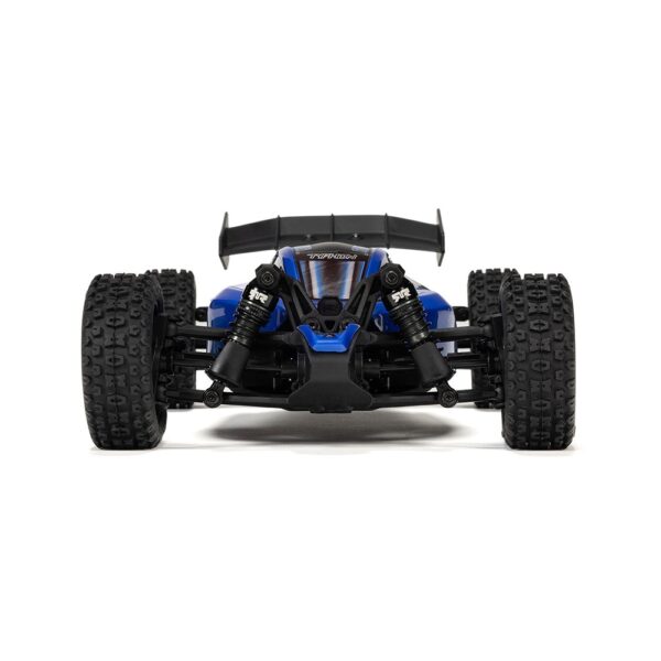 Arrma ARA2306ST2 1/18 TYPHON GROM 223S BLX 4X4 Buggy (with Batt/Charger) Blue - Image 11