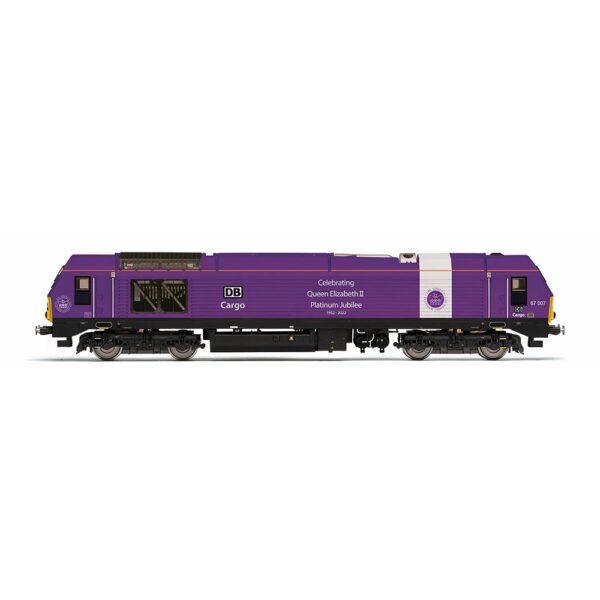 Hornby R30333 DB Cargo, Class 67, Bo-Bo, 67007 'Queen's Jubilee' - Era 11