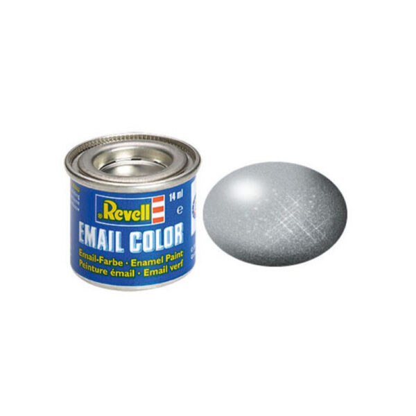 Revell 32190 Metallic Silver Email Colour Enamel 14ml