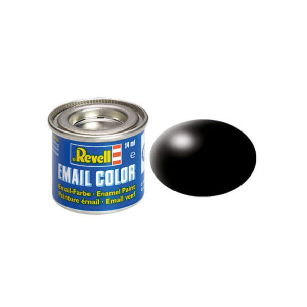 Revell 32302 Silk Black Email Colour Enamel 14ml