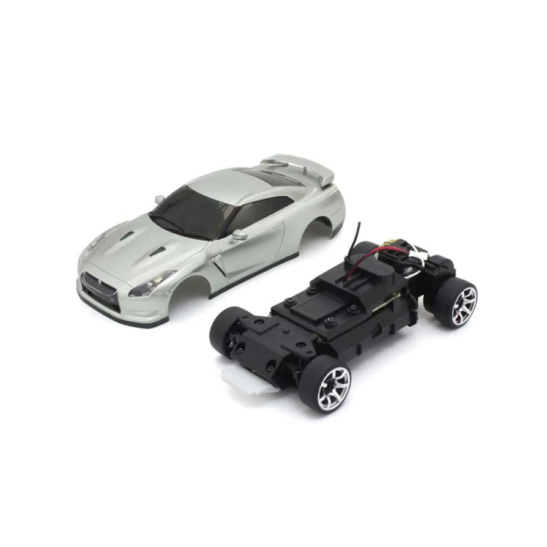 Kyosho 66608A First Mini-Z 1:28 Nissan GT-R R35 Silver - Image 5