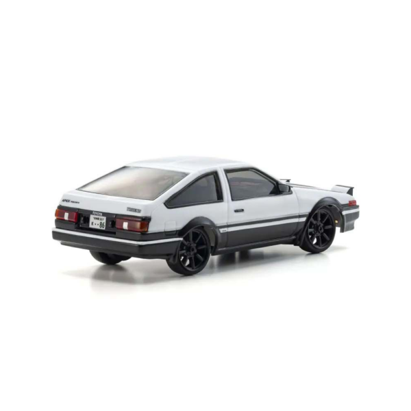 Kyosho 66612A First Mini-Z 1:28 Toyota Sprinter Trueno AE86 WH/BK - Image 3