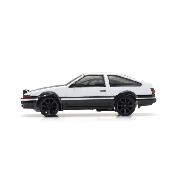 Kyosho 66612A First Mini-Z 1:28 Toyota Sprinter Trueno AE86 WH/BK - Image 4