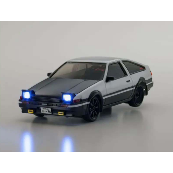 Kyosho 66612A First Mini-Z 1:28 Toyota Sprinter Trueno AE86 WH/BK - Image 6