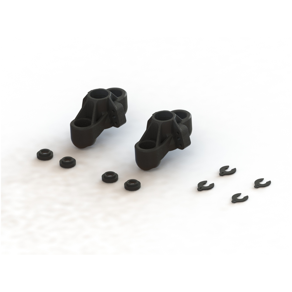 ARRMA AR330505 Bloc De Direction Avant Composite 6S - Pièce De Rechange Pour Voiture RC