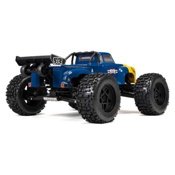 Arrma ARA8611V6T2 1/8 NOTORIOUS 6S V6 4X4 BLX Stunt Truck RTR Blue - Image 2