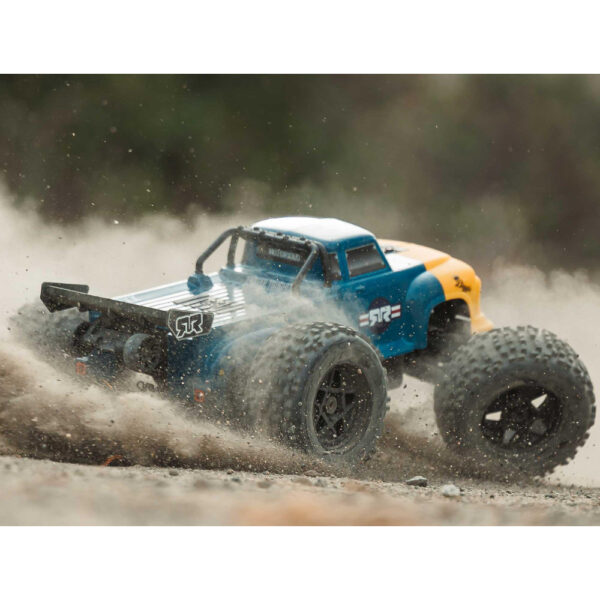 Arrma ARA8611V6T2 1/8 NOTORIOUS 6S V6 4X4 BLX Stunt Truck RTR Blue - Image 22