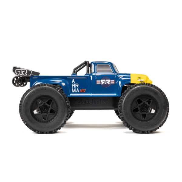 Arrma ARA8611V6T2 1/8 NOTORIOUS 6S V6 4X4 BLX Stunt Truck RTR Blue - Image 4