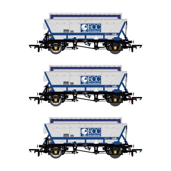 Accurascale ACC2521  OO Gauge CDA China Clay - ECC Blue - Pack A