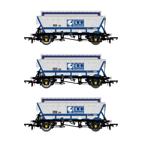 Accurascale ACC2524  OO Gauge CDA China Clay - ECC Blue - Pack D