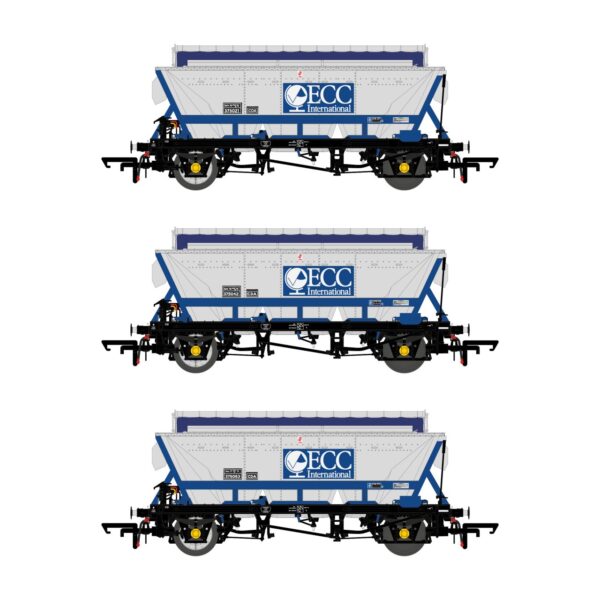 Accurascale ACC2525  OO Gauge CDA China Clay - ECC Blue - Pack E