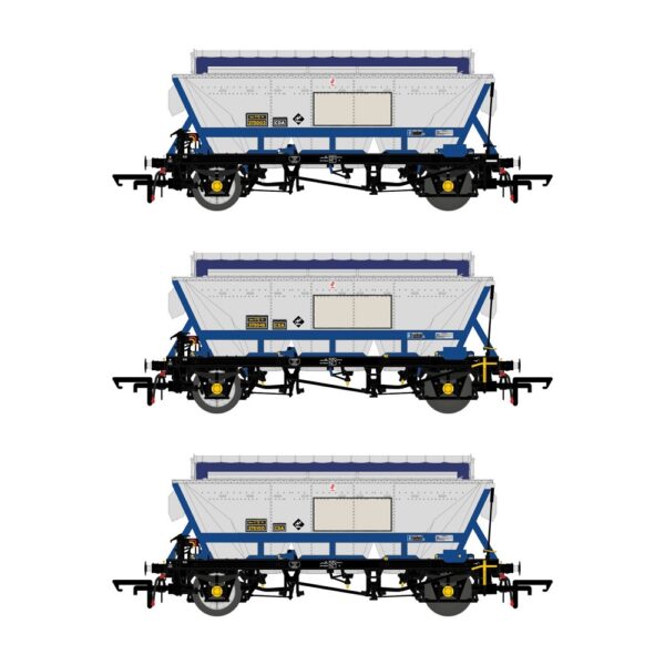 Accurascale ACC2527 OO Gauge CDA China Clay - ECC Blue Debranded - Pack F