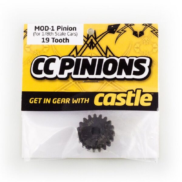 Castle Creations CC6511 PINION 19 Tooth - MOD1 5mm shaft