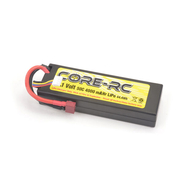 Core RC CR775 4000MAH 11.1V 3S 50C H/C LP LIPO T PLUG