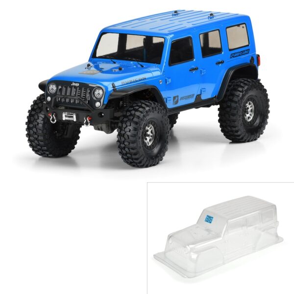 Proline PRO3502-00 1/10 Jeep Wrangler Unlimited Rubicon Clr Body 12.8" WB TRX-4