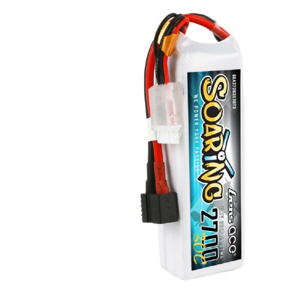 Gens Ace G3S2700-30M Li-Po 3S 11.1V 2700mAh 30C Soaring with EC3/XT60/T - Image 3