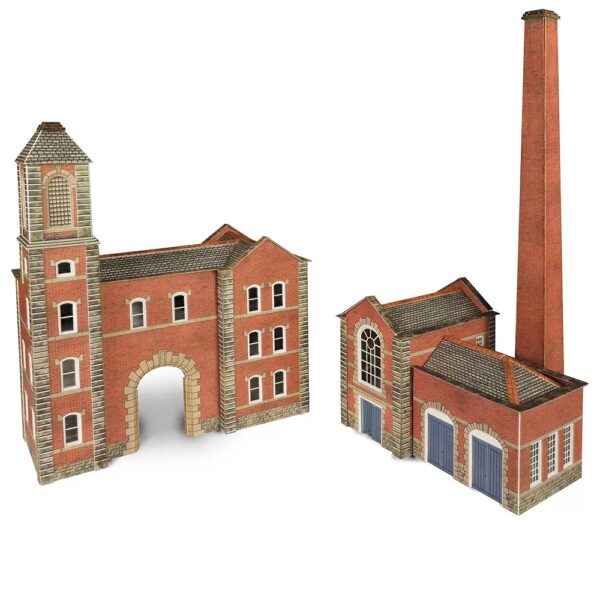 Metcalfe PN184 N Scale Boilerhouse & Factory Entrance