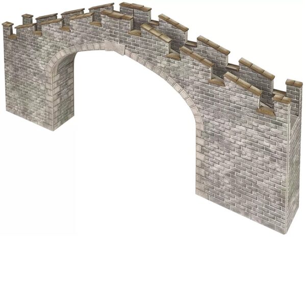 Metcalfe PN196 N Scale Castle Wall Bridge