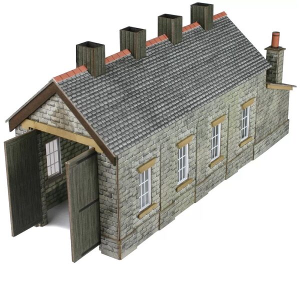 Metcalfe PN932 N Scale Stone Single Track Engine Shed