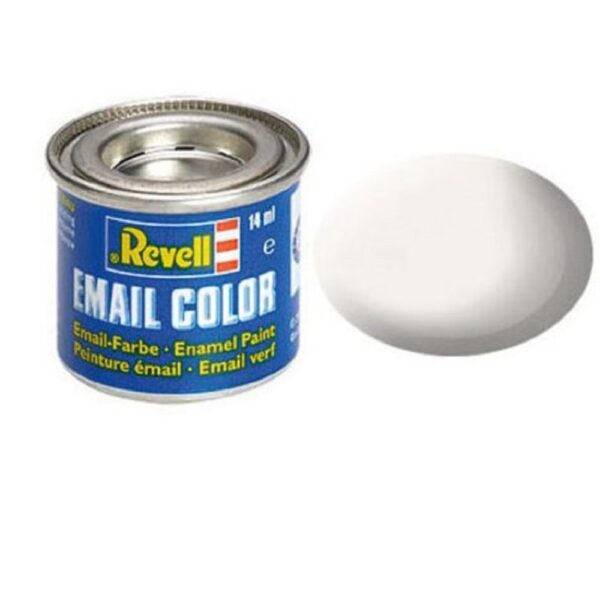 Revell 32105 Matt White (RAL 9001) Email Color Enamel 14ml