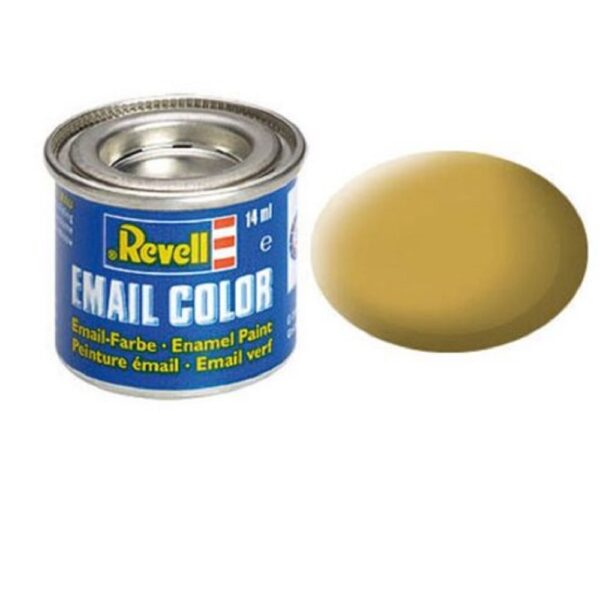 Revell 32116 Matt Sandy Yellow (RAL 1024) Email Color Enamel 14ml