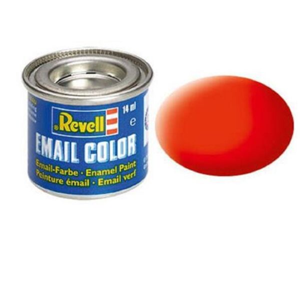 Revell 32125 Solid Matt Luminous Orange Email Color Enamel 14ml