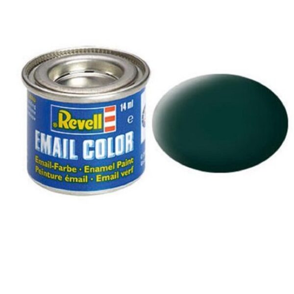 Revell 32140 Matt Black-Green Email Color Enamel - 14ml