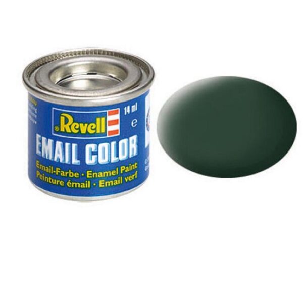 Revell 32168 Matt RAF Dark Green Email Color Enamel - 14ml