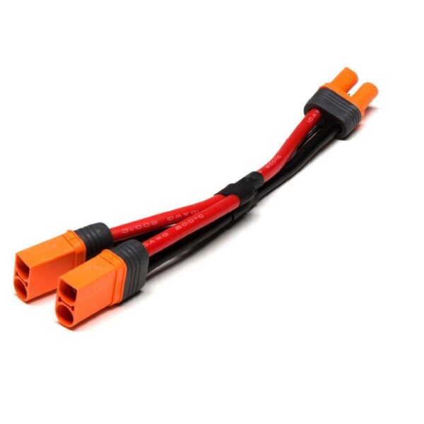 Spektrum SPMXCA509 IC5 Battery Parallel Y-Harness 6" / 150mm; 10 AWG