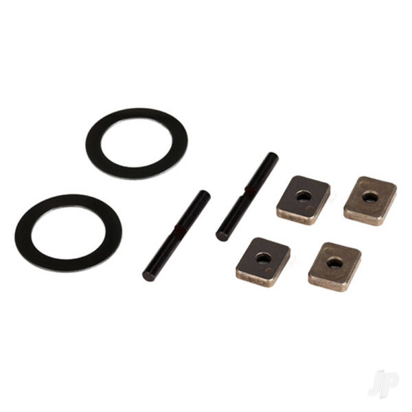 Traxxas TRX7783 Spider gear shaft (2 pcs) / spacers (4 pcs) / 16x23.5x.5mm TW (2 pcs)