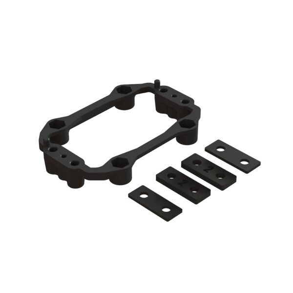 ARRMA ARA320650 Aluminum Servo Mount Plastic Holder Set