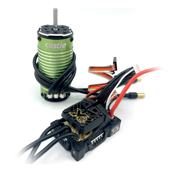 Castle Creations CC010-0171-06 MAMBA MICRO X2, 16.8V, WP ESC (4.0mm) - 1007-6350KV SENSORE