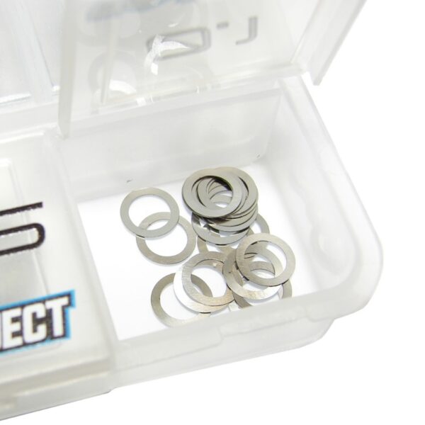 RC Project RCPJ-A032 Clutch Bell Shim Set 0.05/0.10/0.20/0.50mm (80Pcs) - Image 2