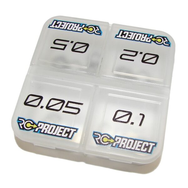 RC Project RCPJ-A032 Clutch Bell Shim Set 0.05/0.10/0.20/0.50mm (80Pcs)