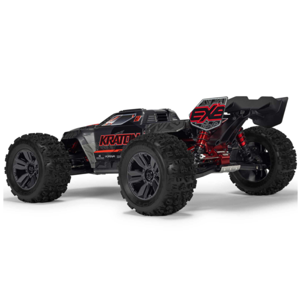 Arrma ARA8708V6T1 1/8 KRATON 6S EXB 4X4 RTR Speed Monster Truck Black - Image 3