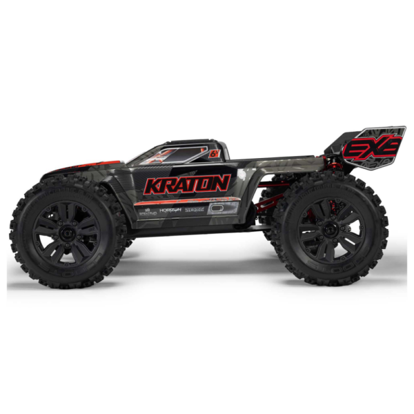 Arrma ARA8708V6T1 1/8 KRATON 6S EXB 4X4 RTR Speed Monster Truck Black - Image 5