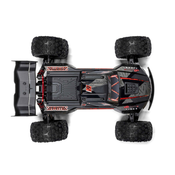 Arrma ARA8708V6T1 1/8 KRATON 6S EXB 4X4 RTR Speed Monster Truck Black - Image 7