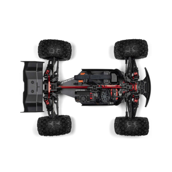 Arrma ARA8708V6T1 1/8 KRATON 6S EXB 4X4 RTR Speed Monster Truck Black - Image 8