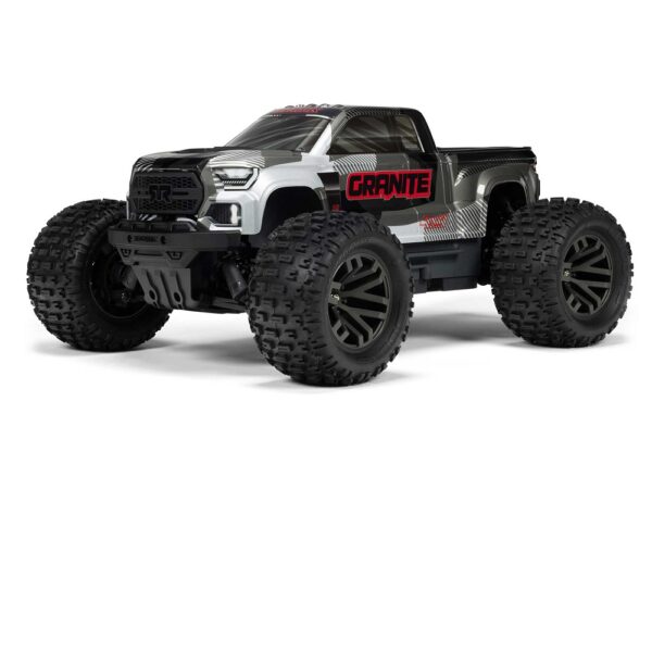 ARRMA ARA4302V4T3 1/10 GRANITE 223S DSC 4X4 RTR Monster Truck Gunmetal