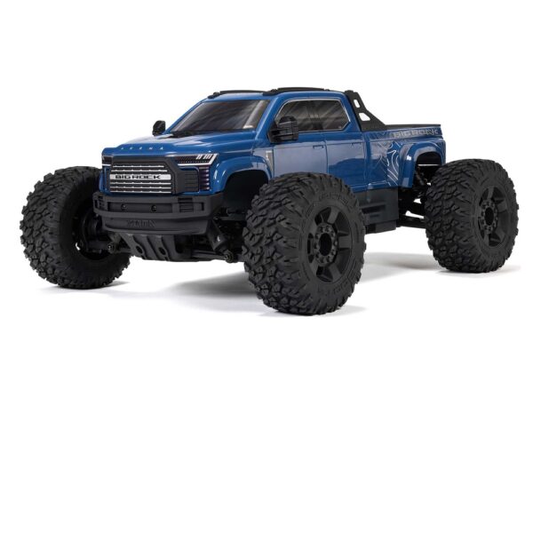 ARRMA ARA4312V4T3 1/10 BIG ROCK 223S DSC 4X4 RTR Monster Truck Blue