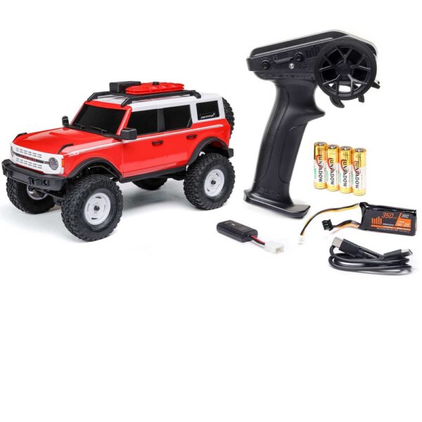 Axial AXI00006V2T6 1/24 SCX24 Ford Bronco 4X4 RTR (inc Battery & Charger) Red - Image 8