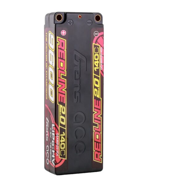 Gens Ace GC2H9600-140T Li-Po HV Car Hard Case 2S 7.6V 9600mAh 140C RL2 Short 5mm - Image 3