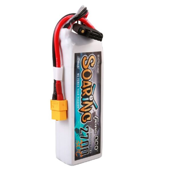 Gens Ace GT3S2700-30X6 Lipo G-Tech 3S 11.1V 2700mAh 30C Soaring with XT60 - Image 3