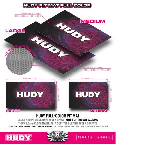 Hudy DY199913M Pit Mat Full Color 650x950mm - Image 2