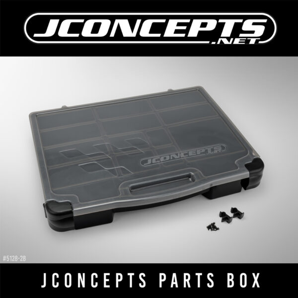 J Concepts JC5128-28 Parts Box Black / Grey (14.5 x 11 x 2.37 inch) - Image 2