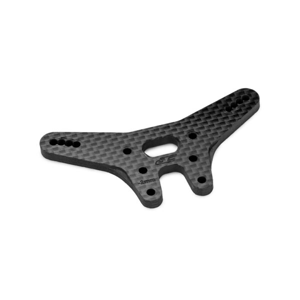 J Concepts JC5215-2 RC10B7 -2mm Carbon Fibre Rear Shock Tower - Black