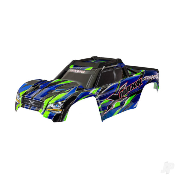 Traxxas TRX7867-GRN Body, X-Maxx, Green