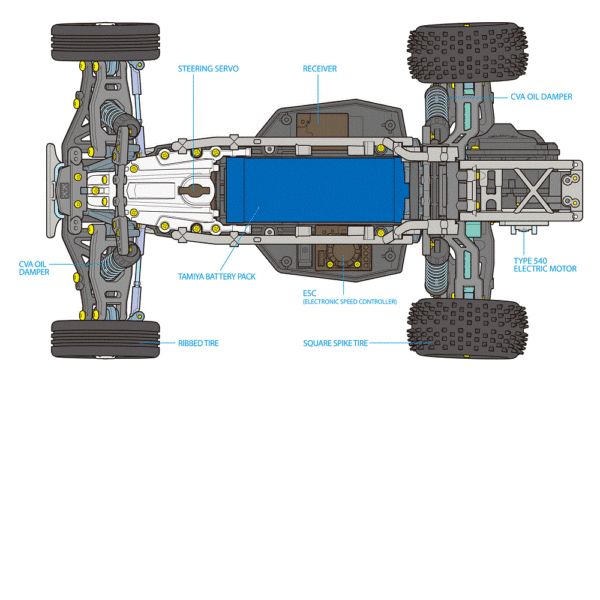 Tamiya 58741 Fighter NXGEN (DT-04) - Image 4